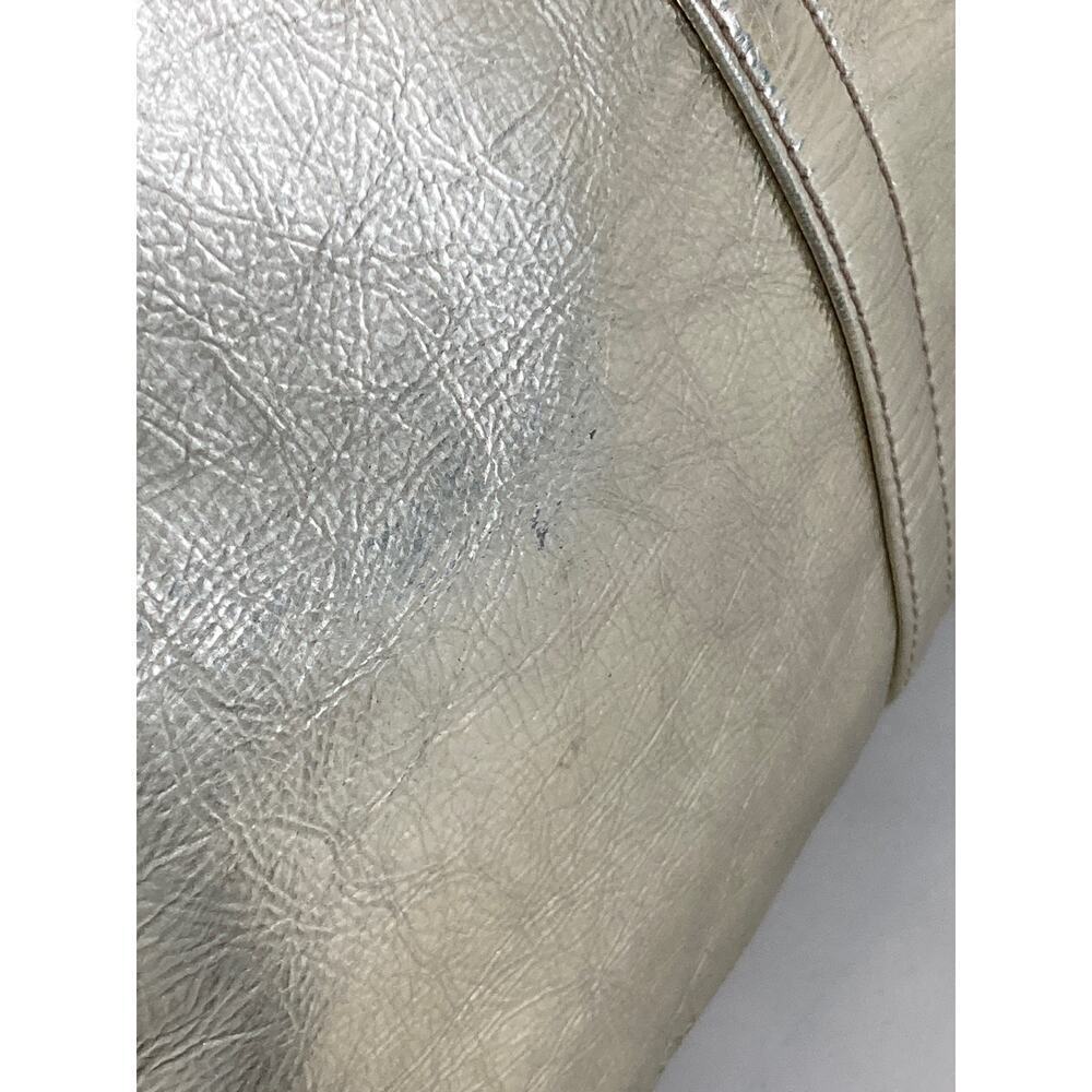 COACH METRO 26141E METALLIC GOLD LEATHER XL TOTE WEEKEND BAG - Picture 10 of 16
